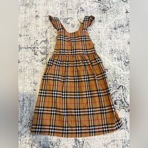 Burberry Kids girls nova check plaid dress 12y nwot